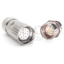 Heidenhain encoder plug M23 threaded circular connector signal line plug socket