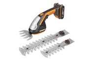 Akku Strauch Grasschere 20V Heckenschere Rasenschere Strauchtrimmer, Worx WG801E
