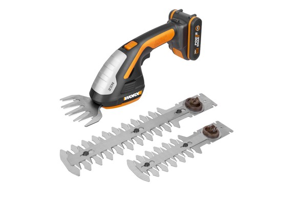 Akku Strauch Grasschere 20V Heckenschere Rasenschere Strauchtrimmer, Worx WG801E-image