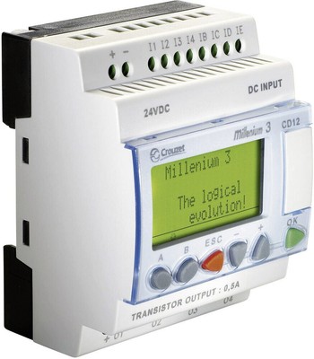 Crouzet Millenium 3 CD12 SPS-Steuerungsmodul 24V/DC 4Relais 8A 1601980