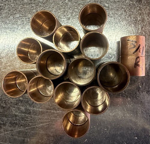 Mueller Copper Coupling Fitting, 3/4” OD (C x C) With Stop “Lot of 2”