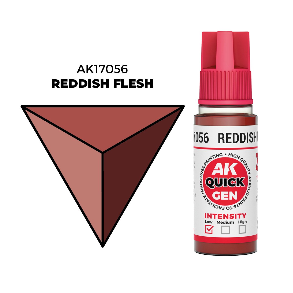 AK Interactive AK17056 - Generic Colors - Reddish Flesh (18ml) - New - Image 4