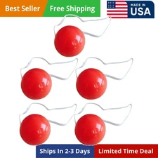 Clown Nose Red Nose with Led Light Dress-Up Props Stage Props for Christmas Hall