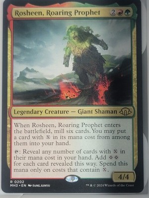 x1 Rosheen, Roaring Prophet R MTG Modern Horizons 3 M/NM, English