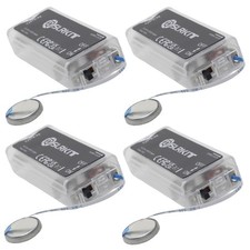 4pcs AA/LR6 to CR2032 Dummy Battery Adapter Converter w/ ON/OFF Switch FFC Cable