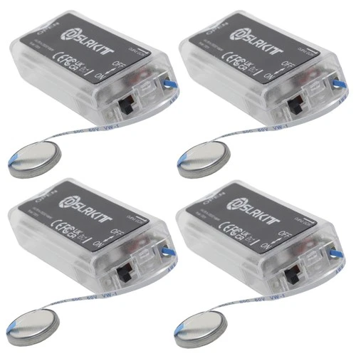 4pcs AA/LR6 to CR2032 Dummy Battery Adapter Converter w/ ON/OFF Switch FFC Cable