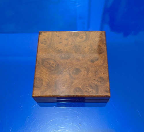 Empty - Royal Mint Walnut Wood Gold Sovereign Box