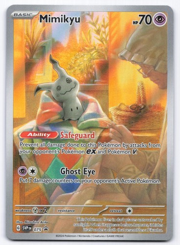 Pokémon TCG Mimikyu 075 Holofoil SV: Scarlet & Violet Promo Cards NM