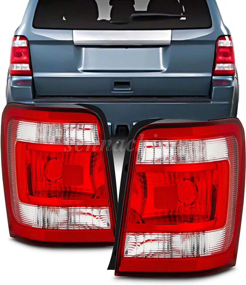 Rear Tail Light Lamp For Ford Escape 2008-2012 Pair Left&Right Side Taillight - Image 2 of 4