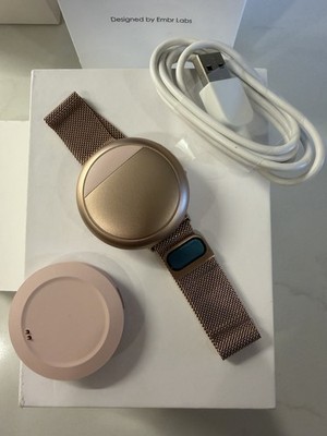 Embr Wave 2 Cooling Wristband for Night Sweats and Menopause Relief - Rose Gold