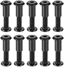 uxcell 5/16" M6x30mm Screw Post Binding Bolts Leather Fastener 10 Sets