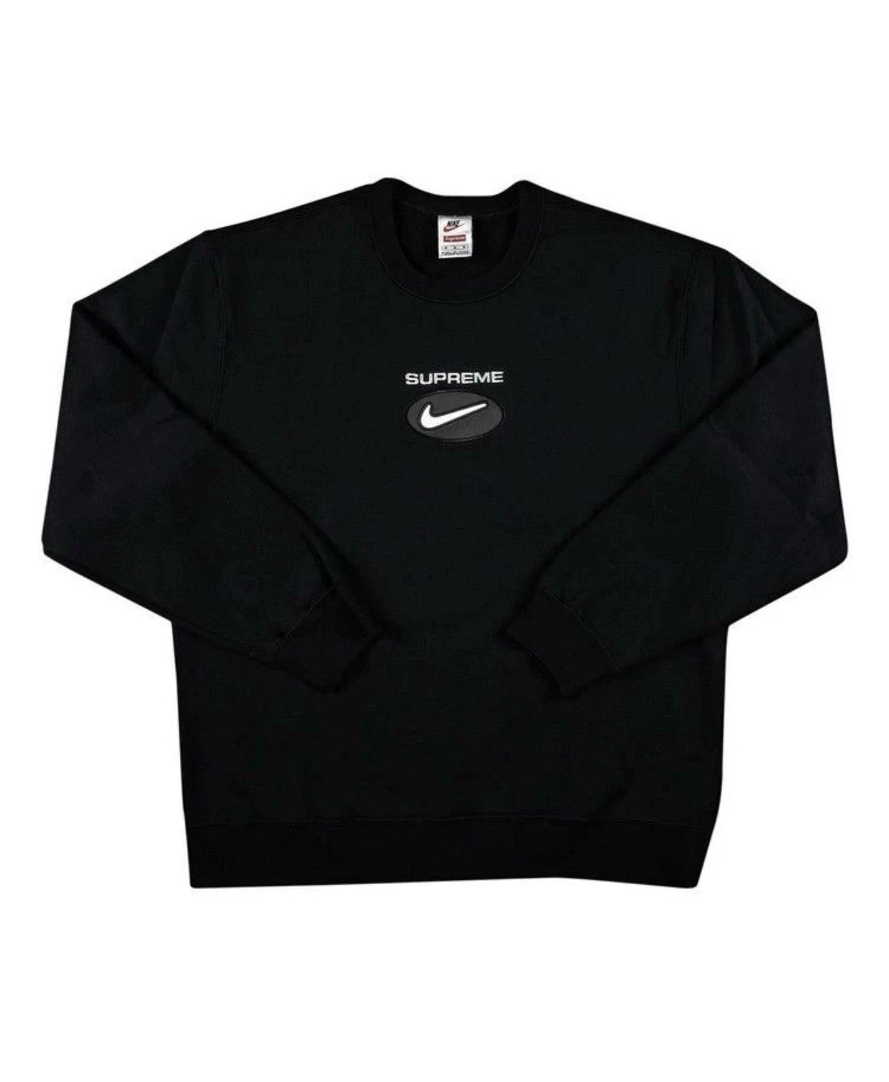 Col rond noir FW20 Supreme Nike Jewel Swoosh taille S