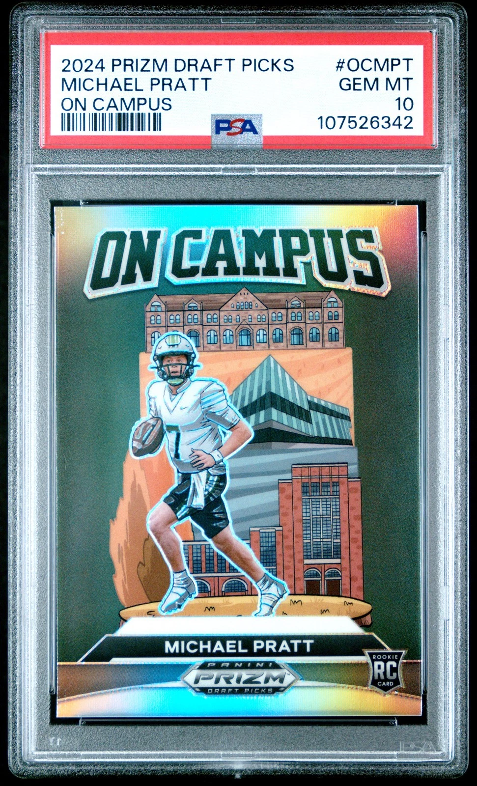 Michael Pratt Panini Prizm Draft Picks on Campus #OCMPT Base