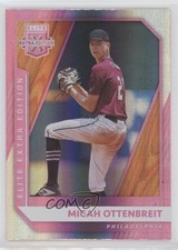 2021 Panini Elite Extra Edition Pink Micah Ottenbreit #114 14ql