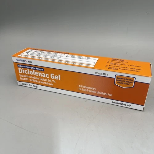 HealthCare Aisle Diclofenac Gel Arthritis Pain Reliever 5.29 oz Exp 08/2026