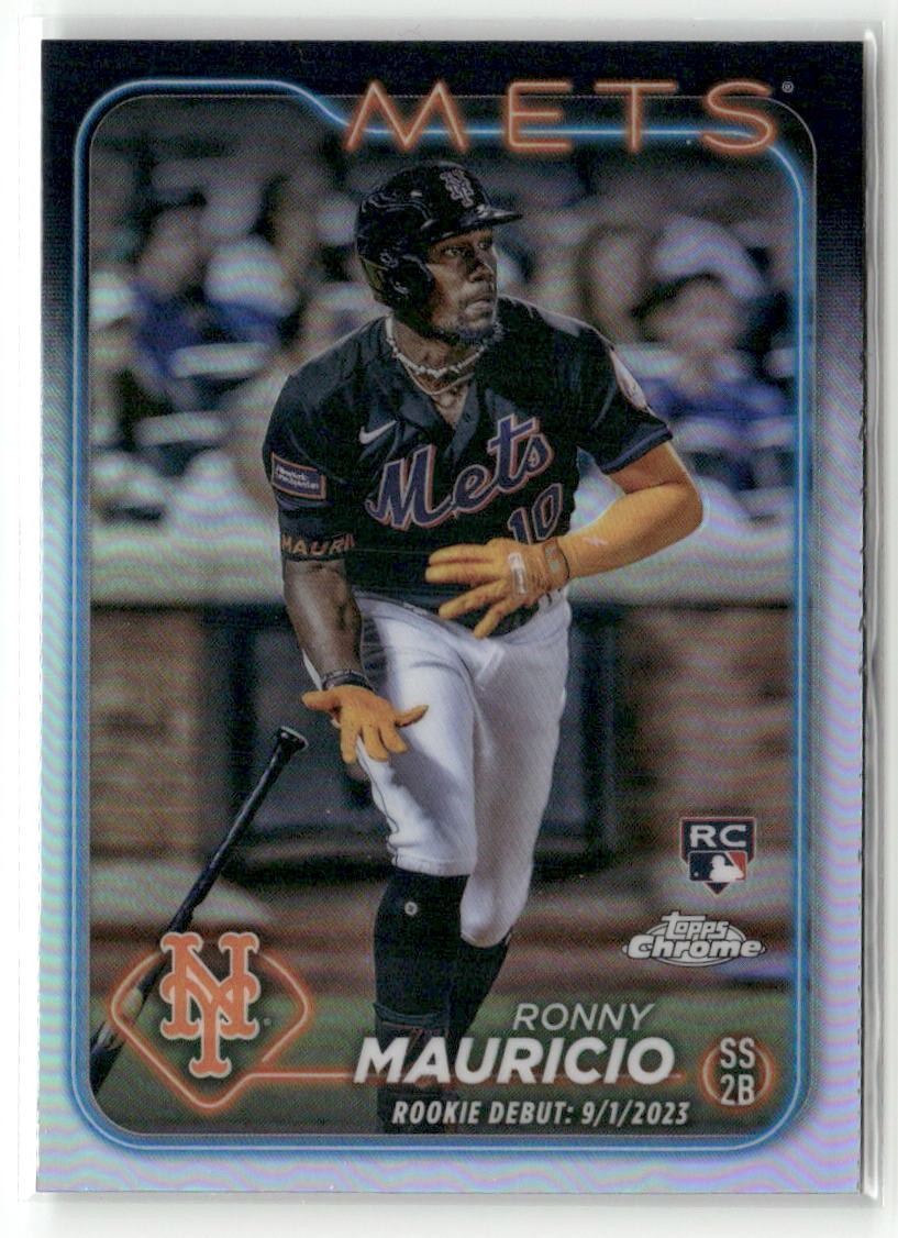 2024 Topps Chrome Update #USC41 Ronny Mauricio Refractors RC ROOKIE METS