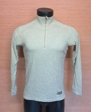 USGI XGO Desert Tan Sand Flame Retardant FR 1/4 Zip Cold Weather Shirt Sz Small