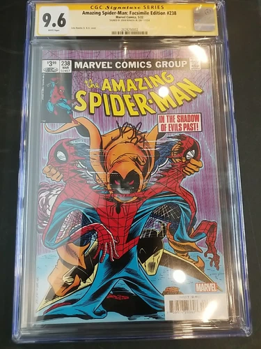 Amazing SpiderMan 238 Marvel Comics 2022 CGC 9.6 Signed John Romita Jr Facsimile