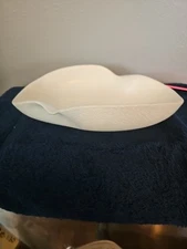 China Craft USA #C511 Bowl Beige with White Speckles Splatter Mid Century Modern