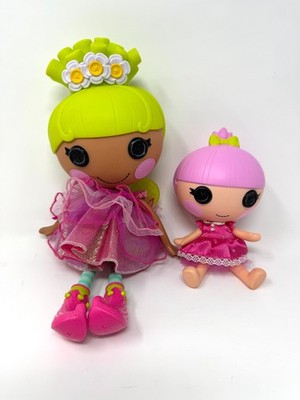 Lalaloopsy Pix E Flutters Pixie Elf Green Fairy & Littles Trinket Sparkles Dolls