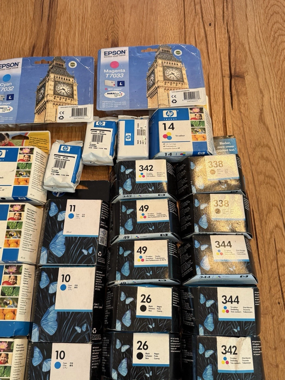 Job Lot Various 40+ Expired Genuine Ink Cartridges HP Canon Epson Expired - New 6