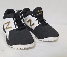 New Balance Black/White/Gold Fresh Foam VELO 1 Softball Women Shoes SIZE 7