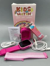 OKYUK 4G Smartwatch,  47 Exciting Games SOS Emergency Call Button  (Rose Red)