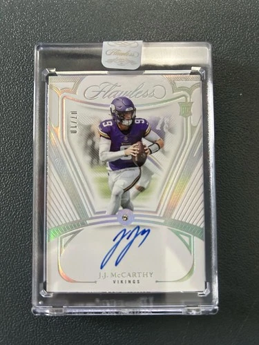 2024 Panini Flawless JJ McCarthy Rookie Diamond Auto 7/10 💎💎