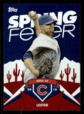 2015 TOPPS JON LESTER SF-38 MINT SPRING FEVER BASEBALL CHICAGO CUBS