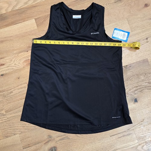 NWT Columbia Women's Sz Large Hike Omni-Wick Sleeveless Racerback Tank Top Black - 第 8/8 張圖片
