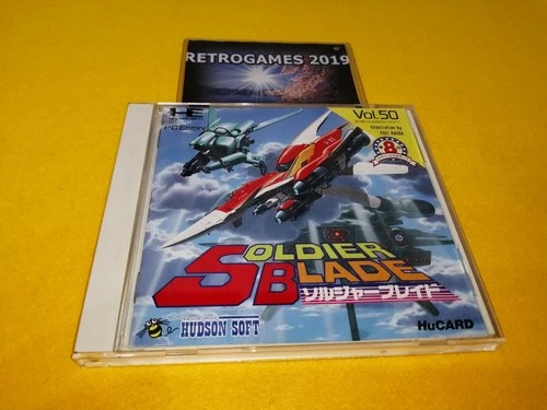 SOLDIER BLADE  NEC PC Engine Hu-Card  PCI  REG CARD.