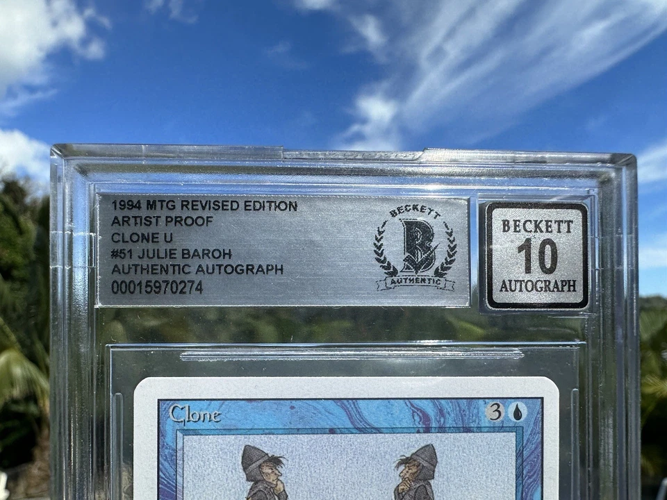 CLONE, ARTIST PROOF, REVISED, 1994 MTG, JULIE BAROH, BAS 10! - Image 3 of 3