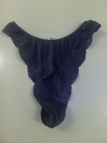 SEXY tanga princesa talla mediana azul oscuro encaje NUEVO lenceria mujer  mod 6 | eBay