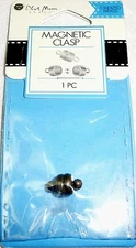 Blue Moon MAGNETIC CLASP Oxidized Brass 1 piece - BMF CLSP MTL MGNTC 7X11MM OXB