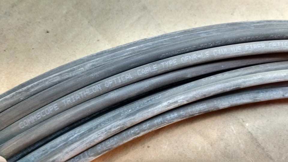 98' Commscope Triathlon OM1 6 Fiber Riser Cabling, Z-006-DS-6F-FSUBK - Image 2 of 4