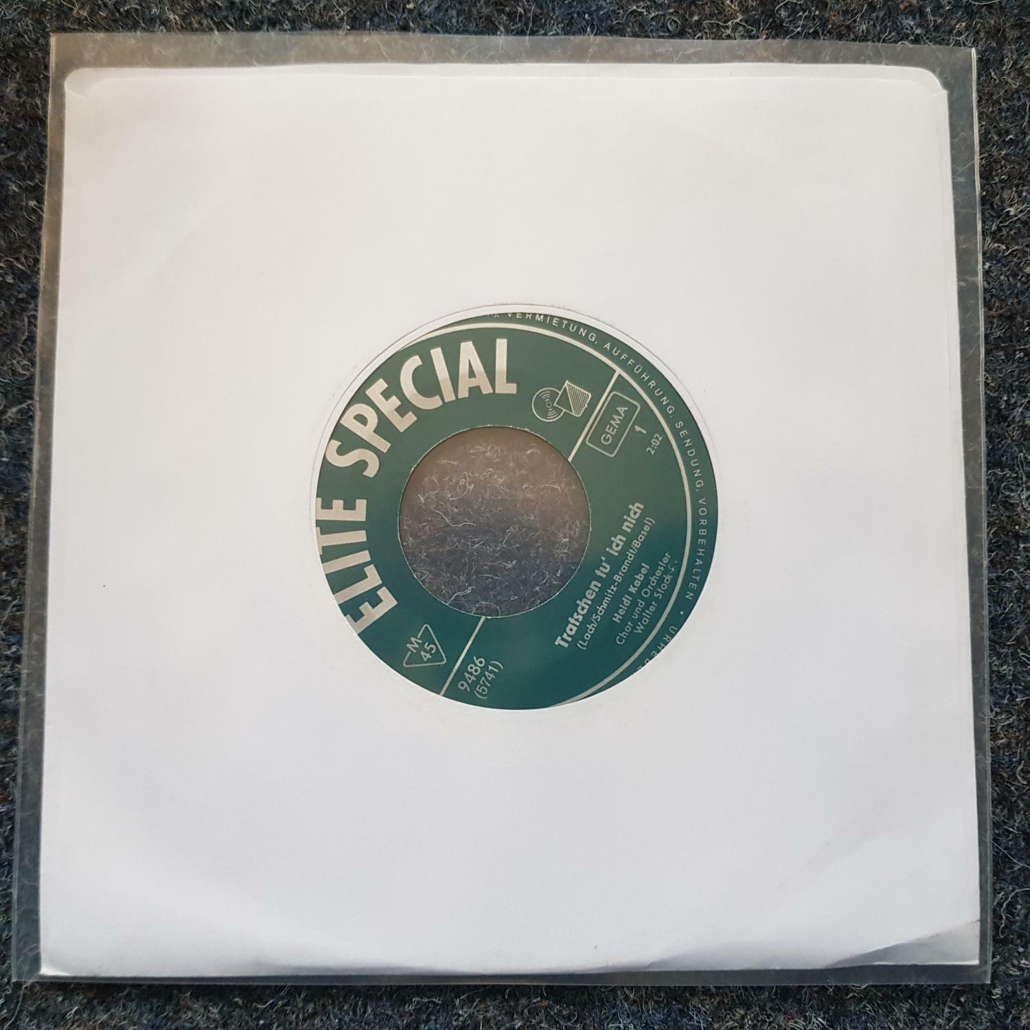 7"" Single Vinyl Heidi Kabel - Tratschen tu' ich nich