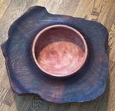 Hand Carved Artisan Wooden Bowl
