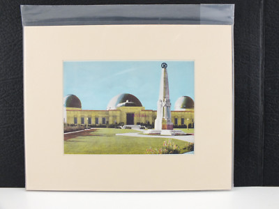 Griffith Observatory And Planetarium Los Angeles California Matted Picture 