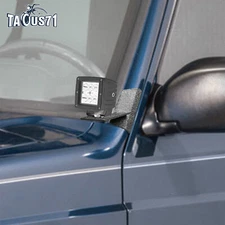 4" Lower Windshield LED Light Bar Mount Brackets For Jeep Cherokee XJ MJ 84-01