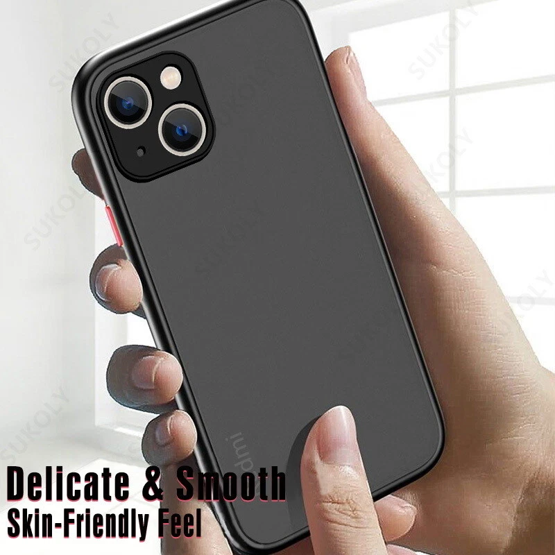 Acrilico Custodia Per iPhone 17 Pro Max 16 15 Plus 14 13 12 Opaco Ibrido Cover - Immagine 4 di 4