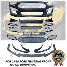 Fits 2018-2023 Ford Mustang GT500 Style Front Bumper Conversion Replacement NEW