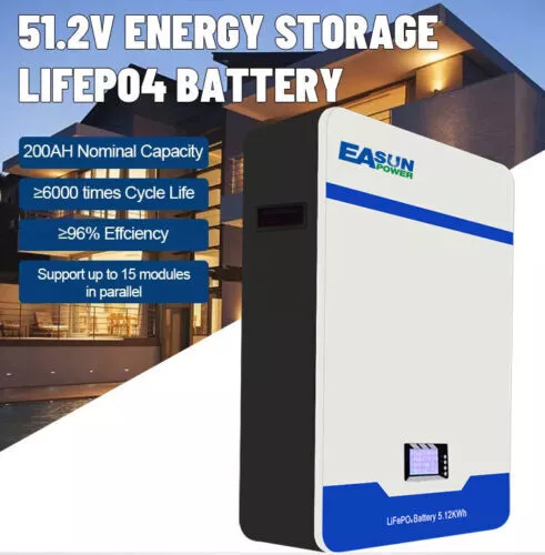 10kWh LiFePO4 Solar Battery Storage 51.2V 200Ah BMS RS485 UK Stock 48V UK-Stock - Picture 5 of 14