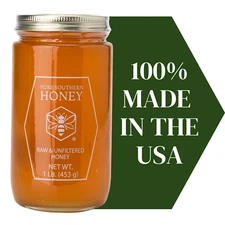 Raw & Unfiltered Honey 1lb. by Pure Southern Honey, New 2025 Crop