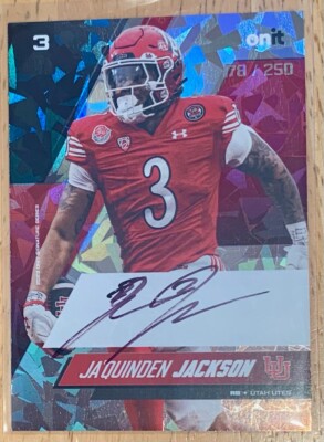 Ja Quinden Jackson 2023 Onit Athlete Auto 178/250 Utah Utes Football
