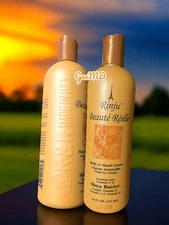 Rinju Beaute Reelle Body And Hand Lotion, 16 Ounces. USA stock