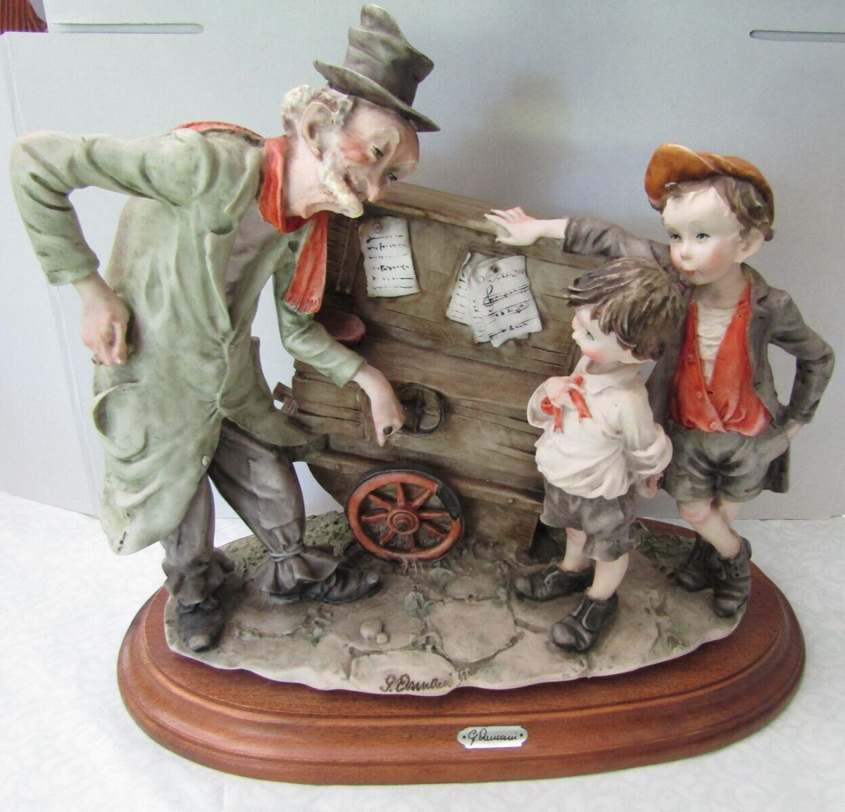 VINTAGE GIUSEPPE ARMANI ORGAN GRINDER #3323 RARE RETIRED 1980s