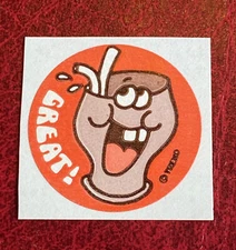 Vintage Trend 80S Matte Scratch And Sniff Sticker. Please Read Item Description￼