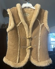 Vintage Scully Shearling Vest Women  s Small  Heidi  Tags Worn Once