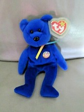 TY Original Beanie Baby CLUBBY The Bear 9 Official Club 1998 - NEW - MWMT