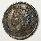 1901 United States Indian Head Cent Penny - Very Fine (VF) KM#90a - 6631-AH — photo 1